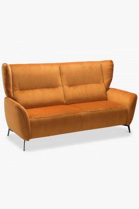 Dreisitziges Sofa Metallfüße Aquaclean Stoff Komfort